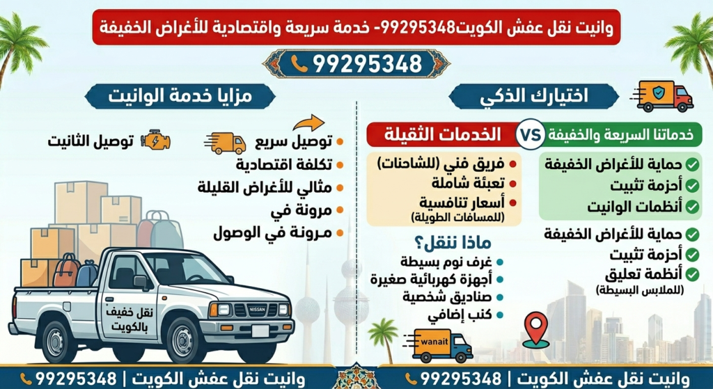 الشاحنات المستخدمة في نقل الأثاث