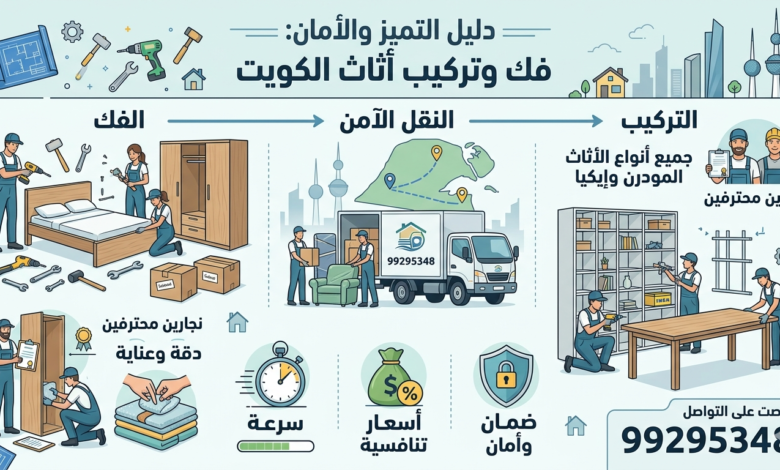 دليل التميز والأمان: فك وتركيب أثاث الكويت بواسطة نجارين محترفين لجميع أنواع الأثاث المودرن وإيكيا 99295348